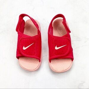 [Nike] Girls Pink Slides